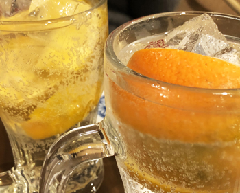 酒と飯　橙（だいだい）　橙サワー